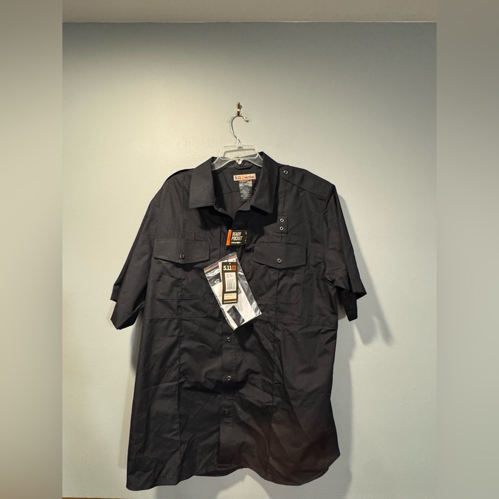* 5.11 Tactical Shirt Button Up Short Sleeve Men's 71168 Midnight Navy